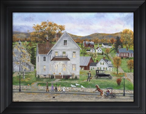 Framed Ghostly Arrival Print