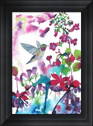 Framed Luminous Love Print