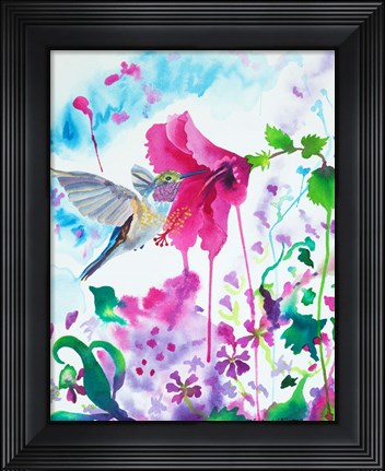 Framed Opening To Grace Print