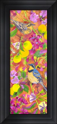 Framed Varied Thrushes Head South Print