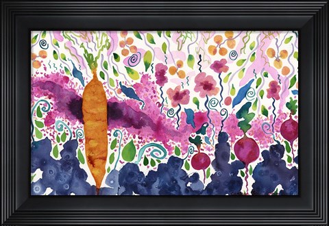 Framed Ode to a Carrot Print