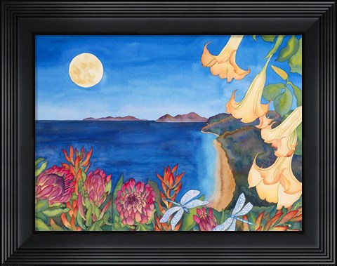 Framed Full Moon Transformation Print