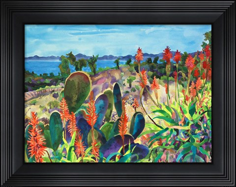 Framed Santa Barbara Grace Print