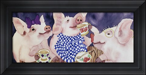 Framed Tea for Three Print