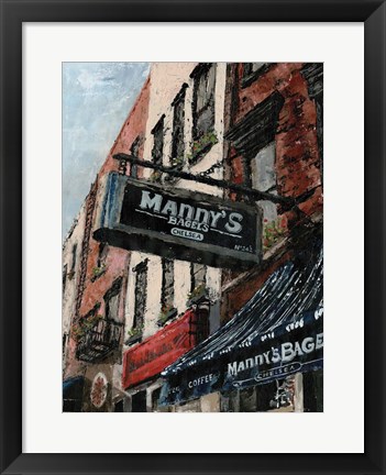 Framed New York Neighborhood II Print