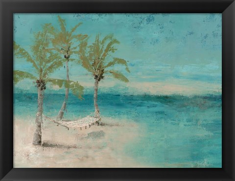 Framed Beach Day Landscape II Print