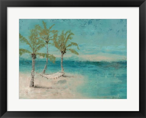 Framed Beach Day Landscape II Print