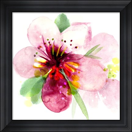 Framed Floral Beauty I Print
