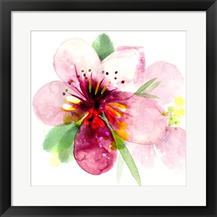 Framed Floral Beauty I Print