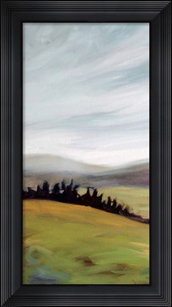 Framed Rolling Hills Landscape Print