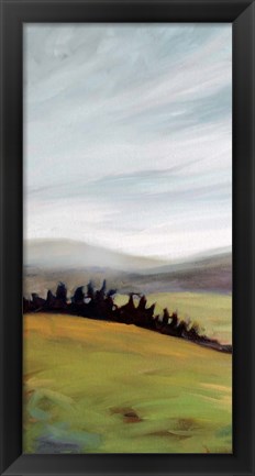 Framed Rolling Hills Landscape Print