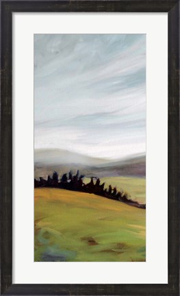 Framed Rolling Hills Landscape Print