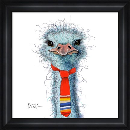 Framed All Dressed Up III Print