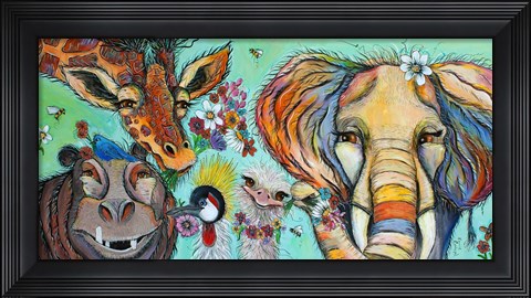 Framed Spread the Love Print