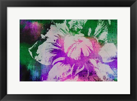 Framed Color Pop Flower Print