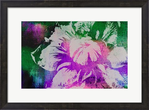 Framed Color Pop Flower Print