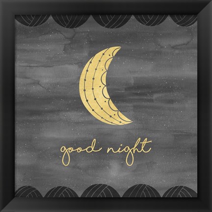 Framed Good Night Sleep Tight I Print