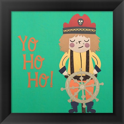 Framed Ahoy Matey III Print