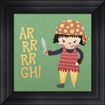 Framed Ahoy Matey IV Print