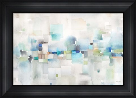 Framed Cityscape Abstract Print