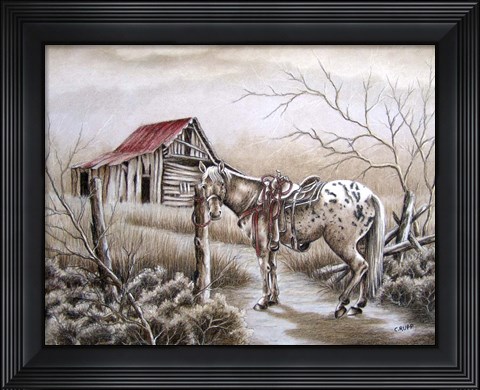 Framed Almost Home Print