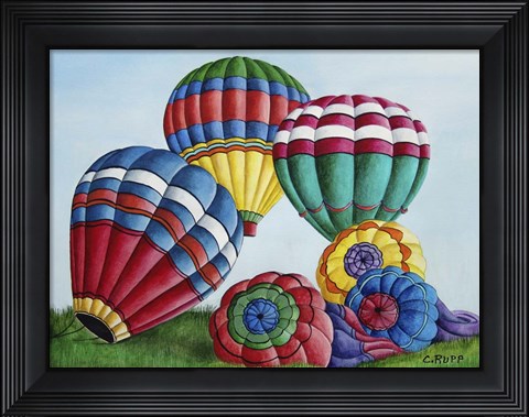 Framed Going UP Print