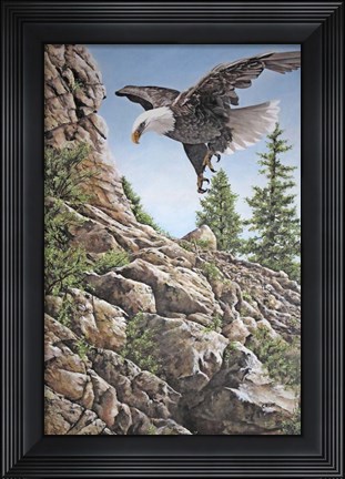 Framed Heading Home Print