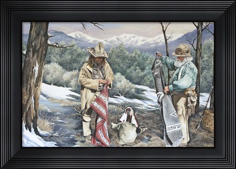 Framed Morning Chores Print