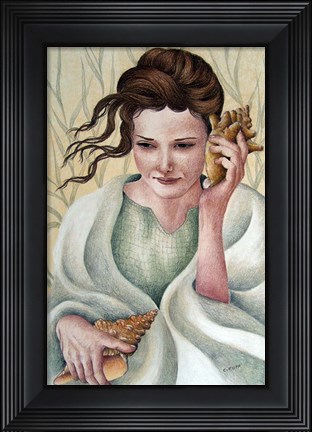 Framed Ocean Music Print