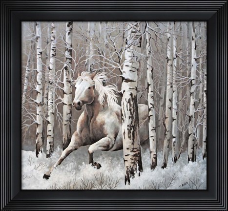 Framed Subtle Tones of Nature Print