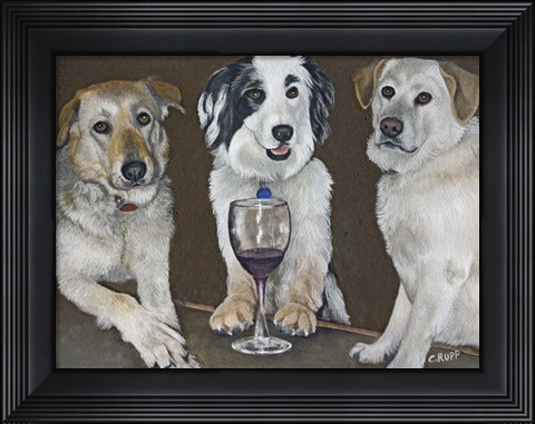 Framed Bar Girls Print