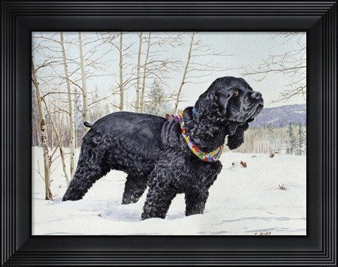 Framed Too Much Snow Print