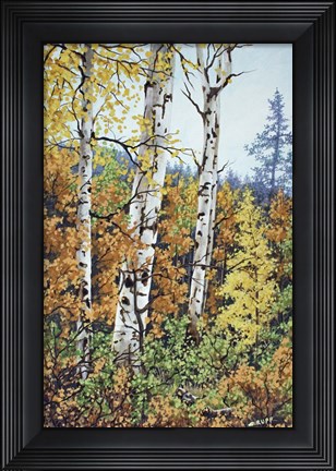 Framed Autumn Ends Print