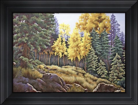 Framed Bursting with Color Print