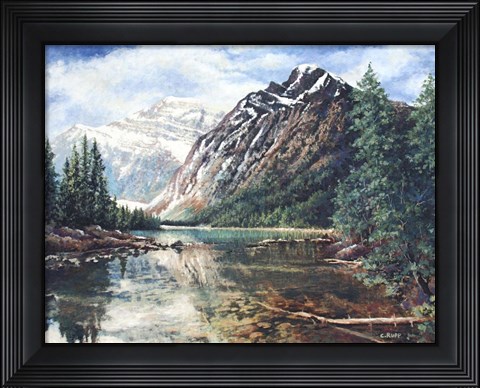 Framed Canadian Rockies Print