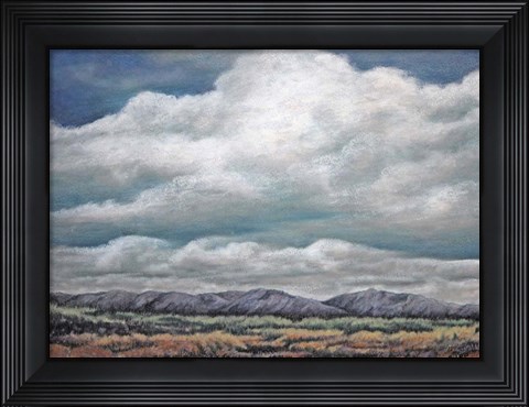 Framed Cloudy Afternoon Print