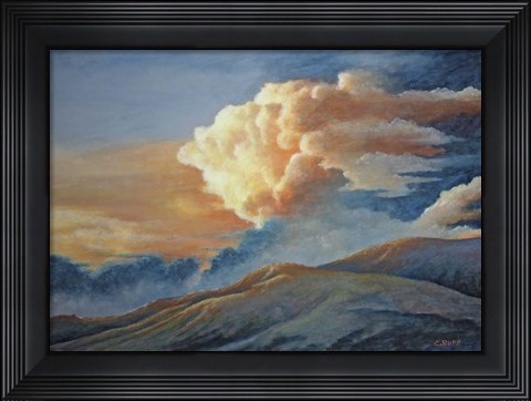 Framed Mountain Sunrise Print