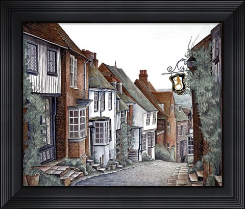 Framed Rye, England Print