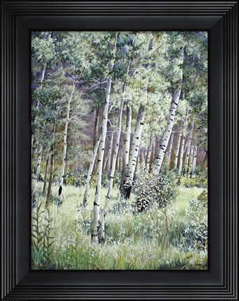 Framed Sunlit Meadow Print