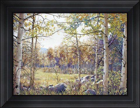 Framed Valley of the Utes Autumn Print