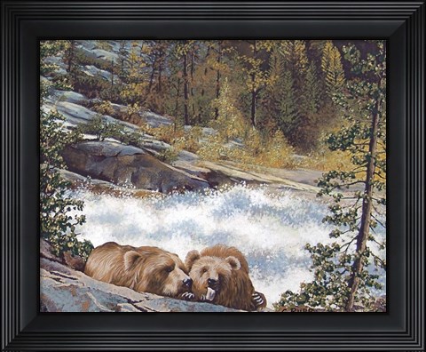 Framed That Was A Good Salmon Print