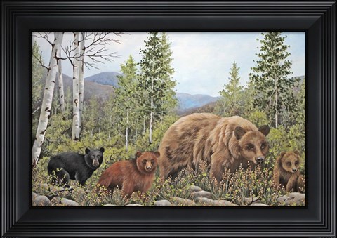 Framed Triplets Print