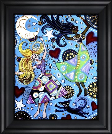 Framed Falling Away With You Print