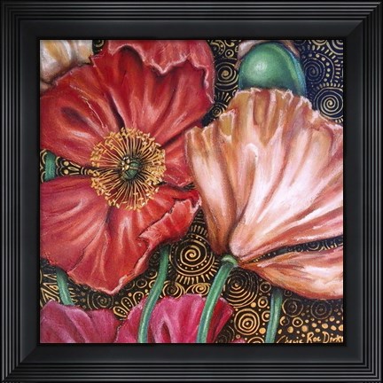 Framed Iceland Poppies Print