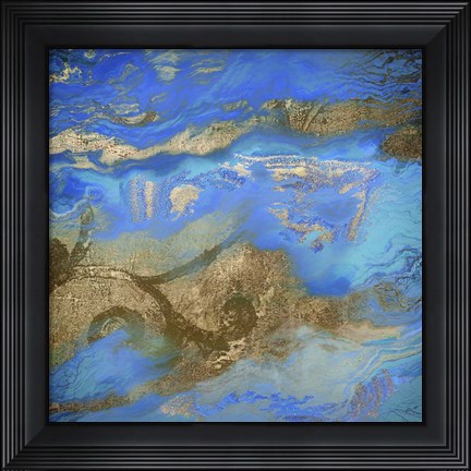 Framed Cobalt Sea Print