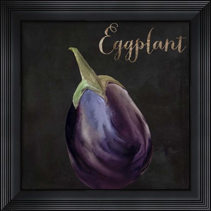 Framed Medley Eggplant Print