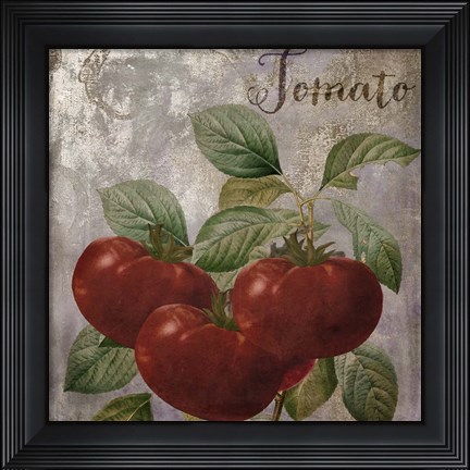 Framed Medley Gold Tomato Print