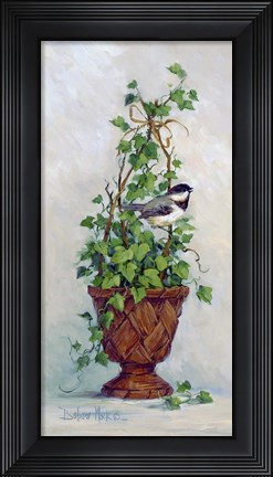 Framed Ivy Topiary I Print