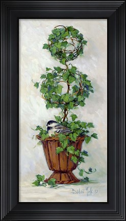 Framed Ivy Topiary II Print