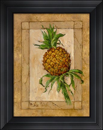 Framed Pineapple Pizzazz II Print